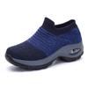 Flyknit Foot Cushion Walking Shoes Women's Soft Sole Shock-absorbing Breathable Sports Shoes Large Size Comfortable Casual Mom Shoes