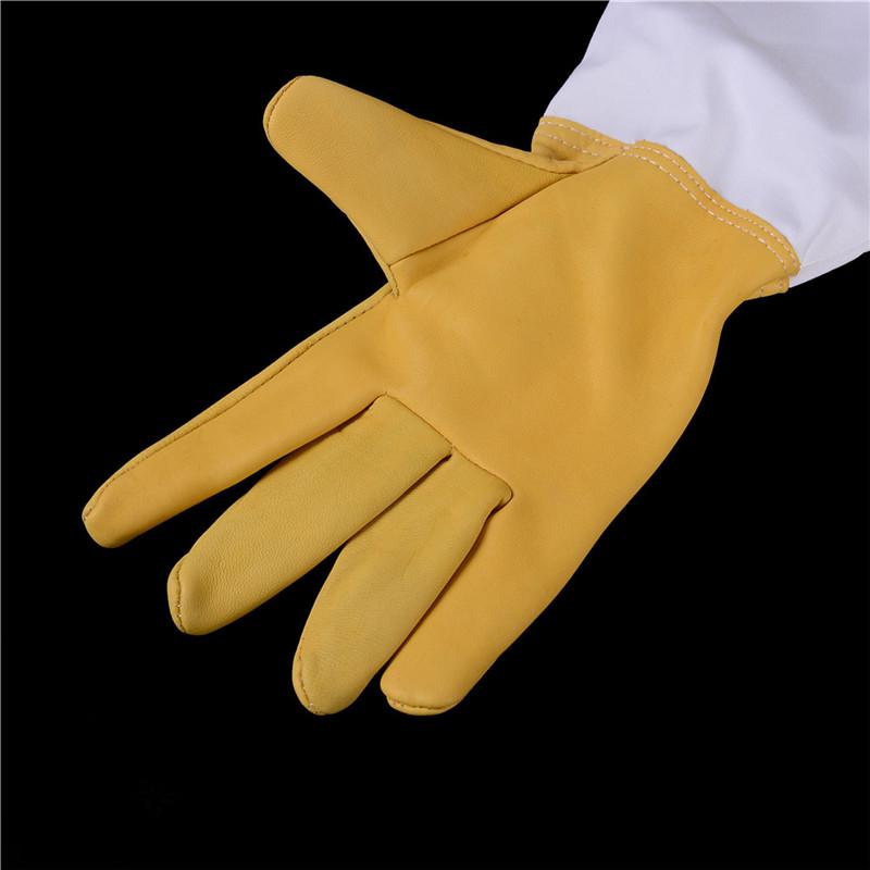 Goatskin Protective Bee Keeping Vented Long Sleeves Beekeeping Gloves