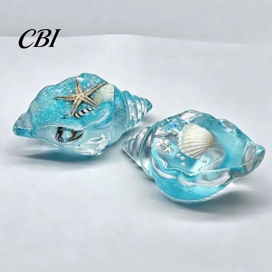 Relaxation Desk Toys Clear Conch Stress Relief Toy, Sea Snail Squeezable Fidget Kids Toy Stretchy Sensory for Anxiety & Hand Exercise Calming