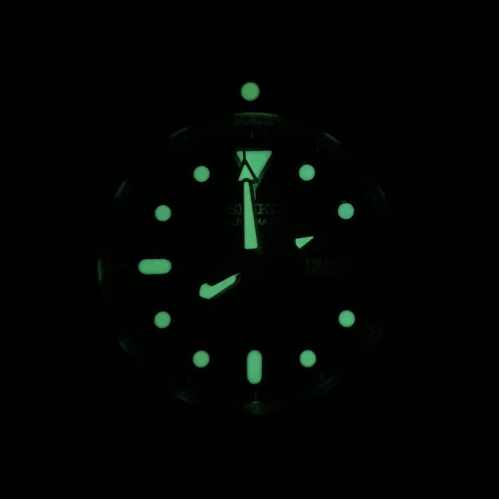 SEIKO Ceramic Bezel Inner for SKX013 SKX015 Aftermarket Part MOD Custom Part Sprite Flat Green Luminous 7S26-0030 33.7mm Etc