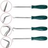 4 PCS  Professional 135mm Oil Seal Remover Set - O-Ring & Gasket Pick Hooks with Screwdriver Tips for Auto Repair Tool Kit