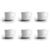 Ensemble De Tasses À Café - Quid - Revova - 12 Pcs - 22 Cl - Céramique - Blanc
