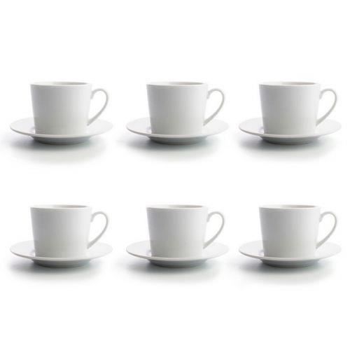Ensemble De Tasses À Café - Quid - Revova - 12 Pcs - 22 Cl - Céramique - Blanc