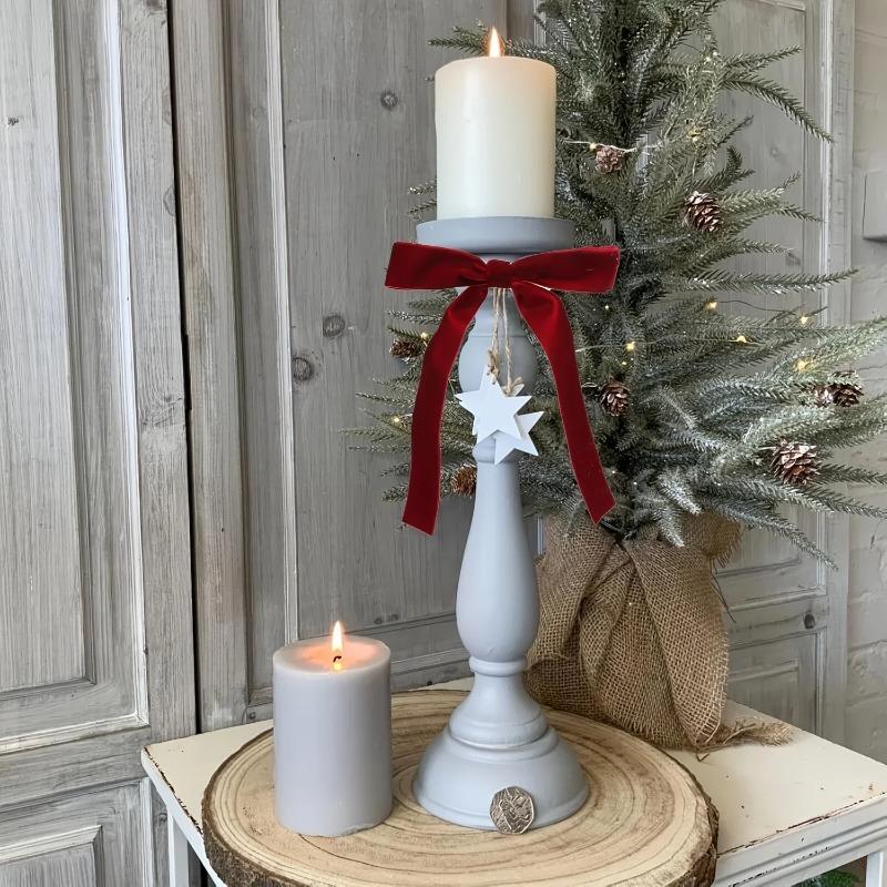 Velvet Bow Gift Pendant - Convenient Home Décor for Christmas Tree Decoration Creative and Interesting Festivals Pendant