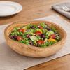 Irregular Shape Wooden Salad Bowl Natural Material Serving Bowl Creative Fruit Tray  Snack
