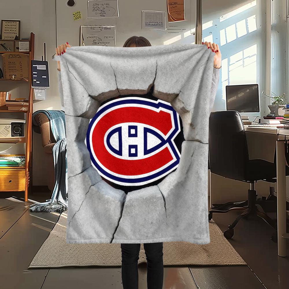 Montreal Canadiens2 Flannel Blanket, High Quality Comfortable for All Seasons, Home Decor, Warmth and Comfort