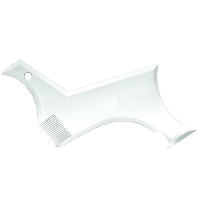 Men'S Beard Combs Shaping Styling Template Comb Transparent For Hair Trim Beards