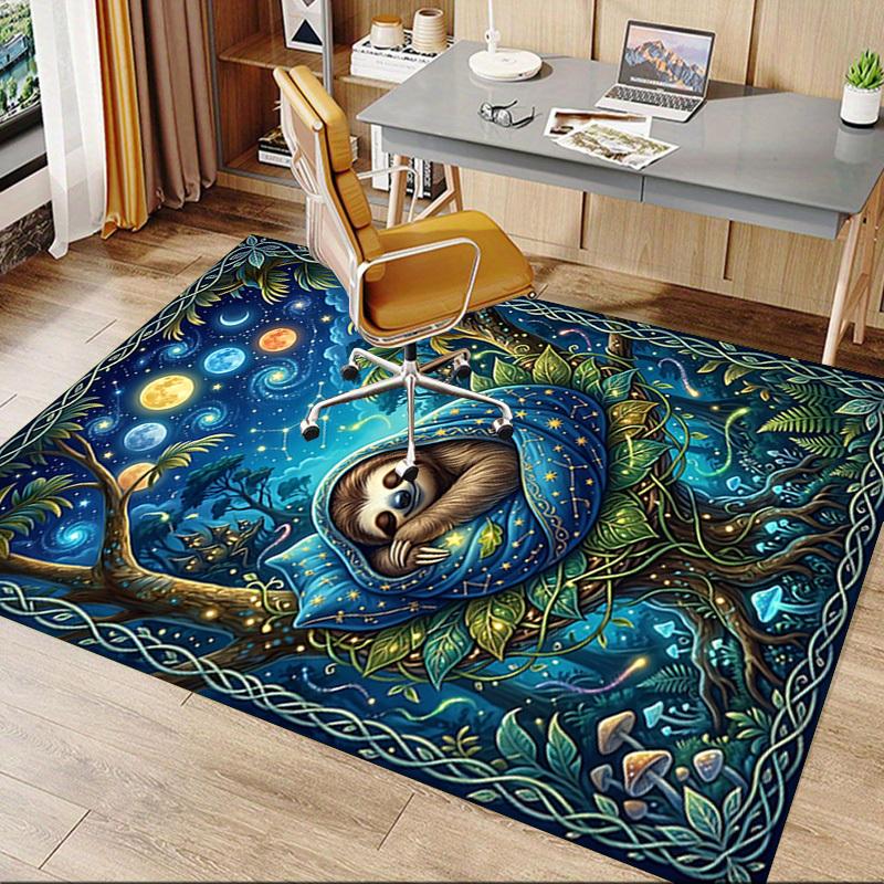 1PC Sloth Extra Large Non-Slip Floor carpet, Office, family, bedroom, Studio - Large Area Rug,Longlasting Material-K0393