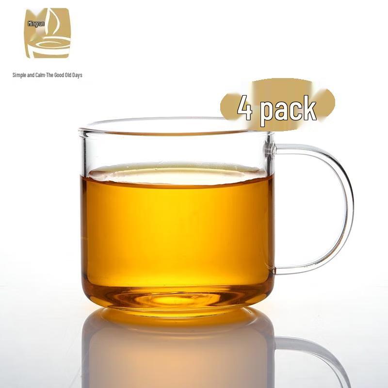 MINGRUN Heat-Resistant Glass Teacup Set