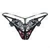 Erotic Panties Ladies Crotch Openning Underwear Sexy Embroidered Hollow Out Underpants See-Through  Lingerie Hot Thongs
