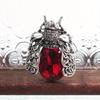Animal Crystal Brooch With Alloy And Electroplating For Fashion Accessories