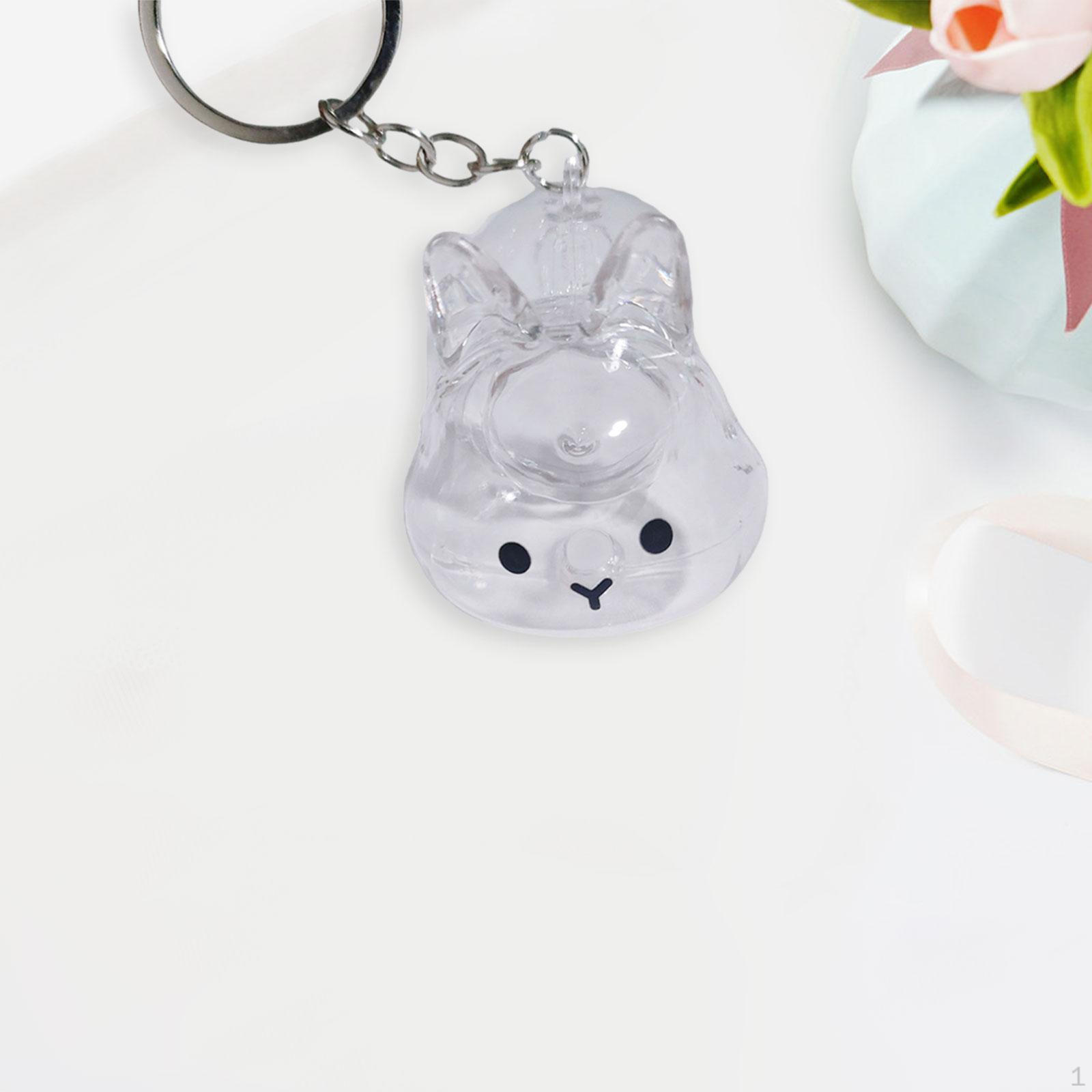 

Keychain Bag Charm Unique Pet Lovers Gift Compact Multifunctional Keepsake Keyring Style D
