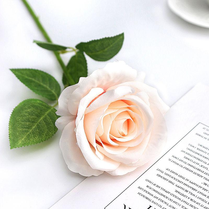 5pcs Rose Artificial Flowers Bouquet Silk Flowers Wedding Marriage Decoration Supplies Fake Flower for Garden Home Decor Outdoor