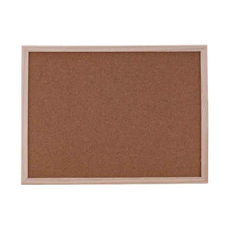 Cork Board Wood Framed Corkboard Decorative Hanging Pin Board for School Office Bulletin Board and Decorative Display