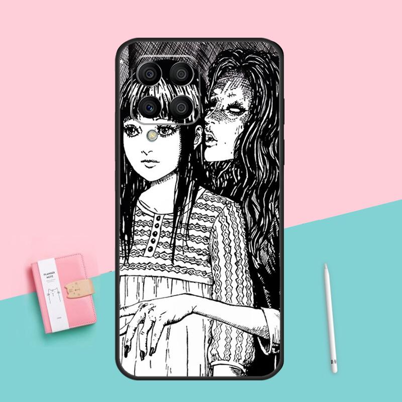 Horror Manga Style For Samsung Galaxy M52 M32 M06 M16 M13 M14 M33 M12 M31 M55 M15 M11 M21 M35 M53 M34 M54 Case