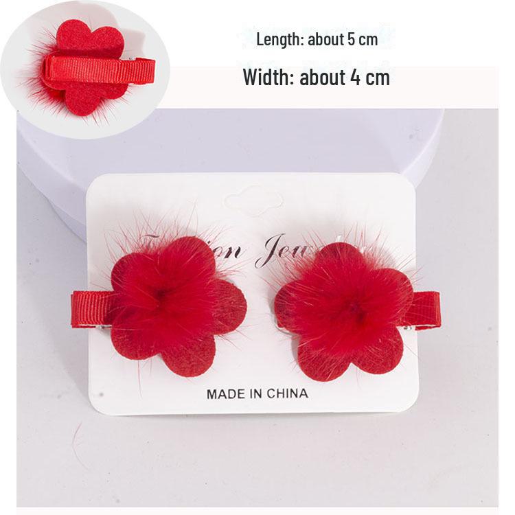 

Головной убор нового стиля: Детская заколка-бант для волос для маленьких девочек - аксессуар на китайский Новый год