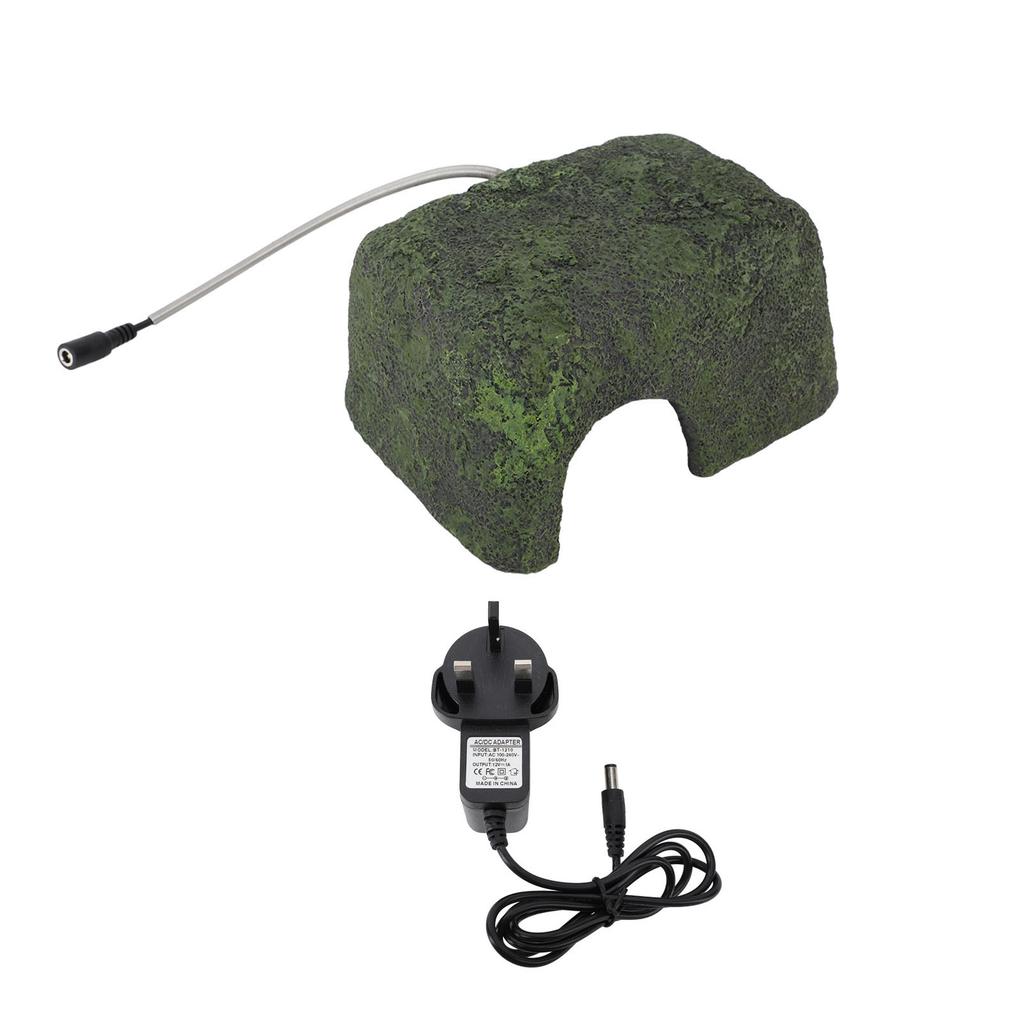 Heated Reptile Cave Reptile Rock Hide Cave Hiding Place for Snakes Lizards Increase Reptile