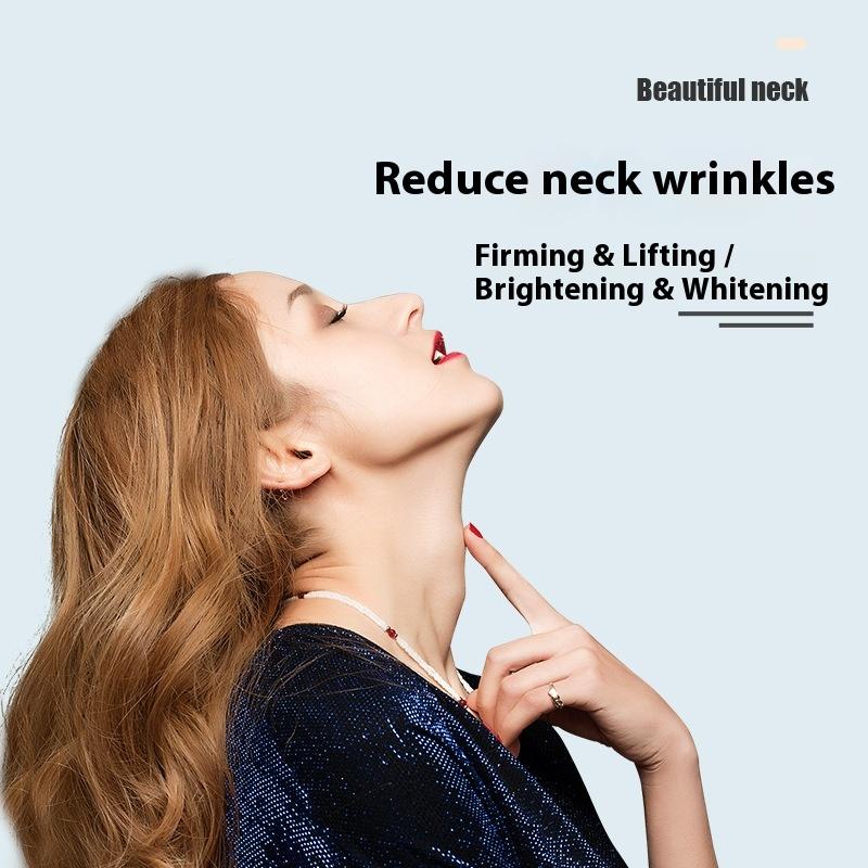 Neck Beauty Instrument Vibration Massage Fade Neck Lines Nasolabial Folds Eye Lines Lift Skin Massage Instrument Red Blue Light Beauty Instrument