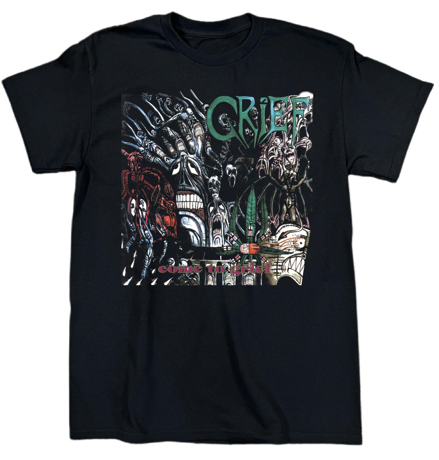 NEW Grief Band Come To Grief Heavy Cotton Black S-5XL T Shirt For Fans MC646 XXXXL