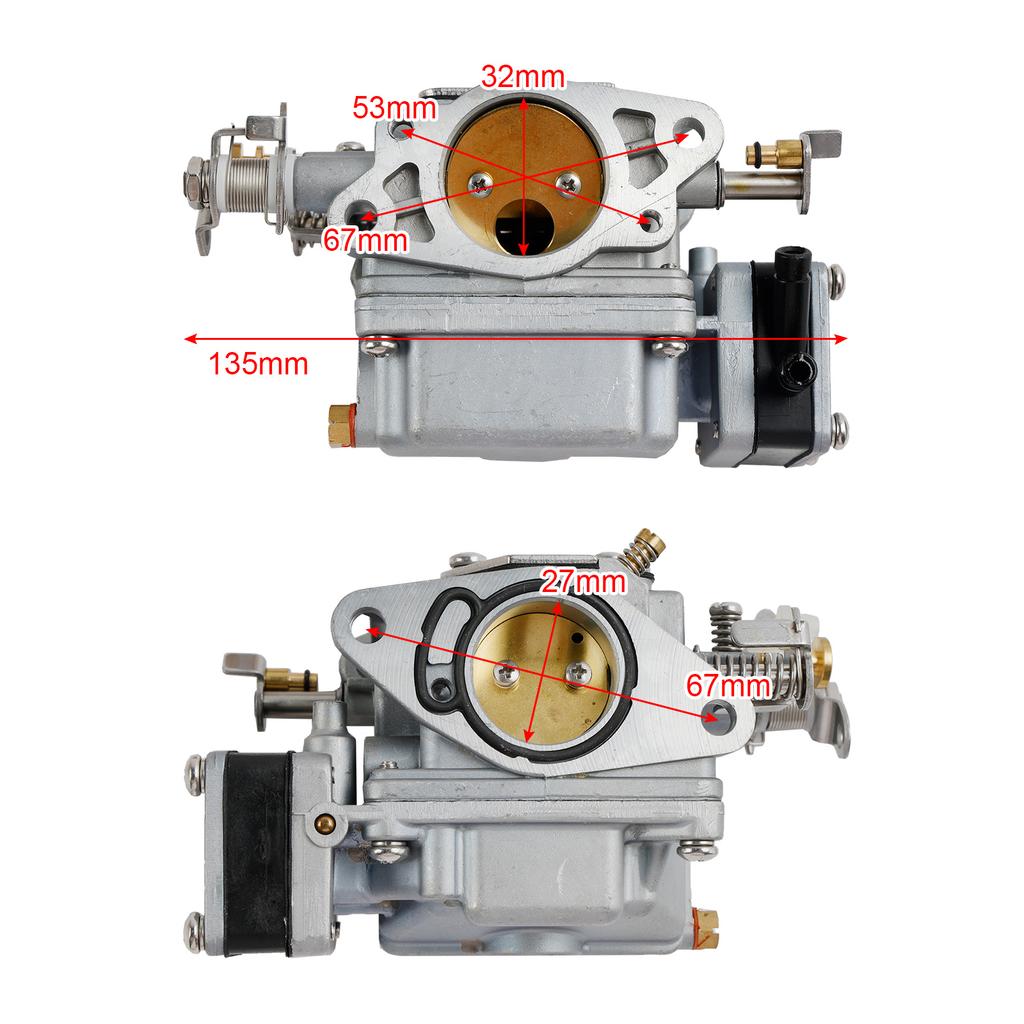 Carburetor for Tohatsu Nissan 9.9HP 15HP 18HP Outboard Engine 3G2-03100-2