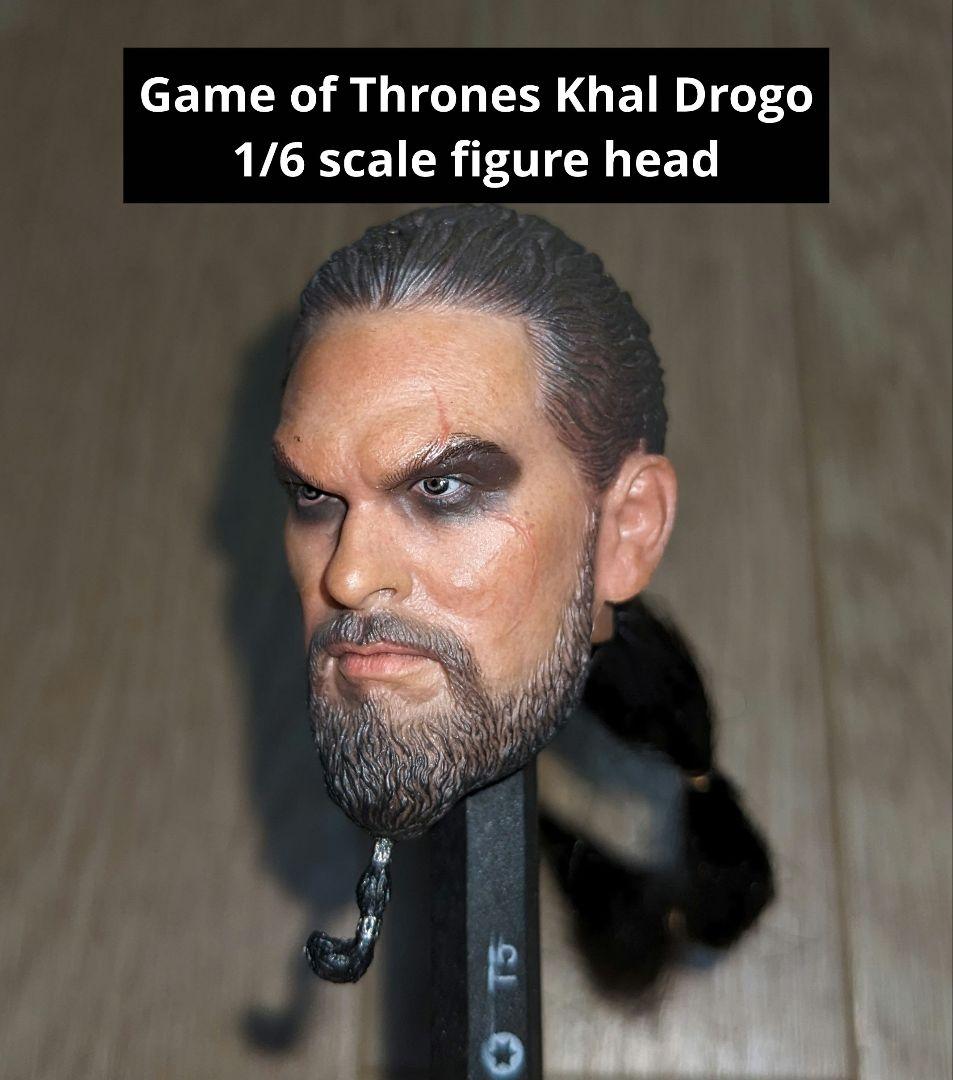 

[USED] Game of Thrones Khal Drogo 1/6 scale figure head with bonus