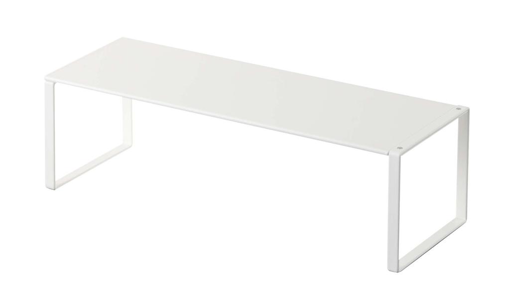 Yamazaki Industries Extendable Shoe Rack with Frame, White, 2572