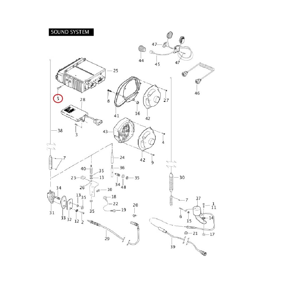 Genuine Harley Screw (4) 3061