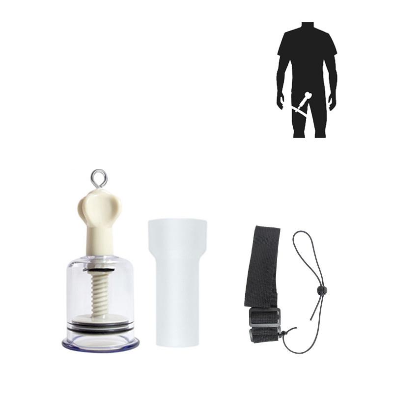 Penis Extender Men's Extended Exercise Dick Vacuum Stretch Pump Hanger Trainer for Greater Enhancement Sex Toys for Men