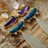 High-quality New Natural Stone, European, American and French Old Money Feng Shui Drop Earrings, Stud Earrings, Designer Popular Jewelry Earrings.