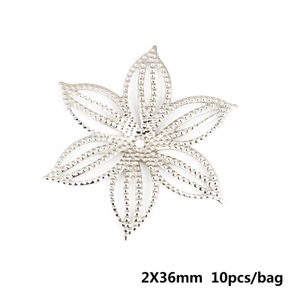 10ks Paví Měsíční Přívěsek Květina DIY Doplňky Součástky Pro Výrobu Šperků