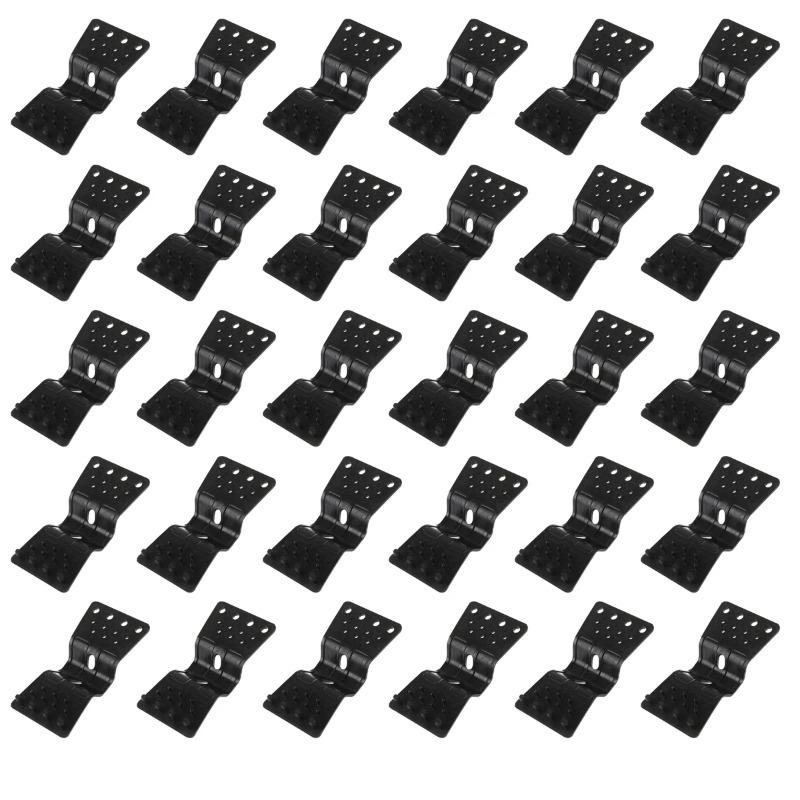 5~80 Pcs Black Butterfly Type Sunshade Net Clips Windproof Net Hook Agriculture Shadow Film Fix Clamp Outdoor Tent Hang Tongs