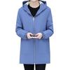 Cappotto invernale da donna, con grandi tasche, tinta unita, a maniche lunghe, cardigan con cappuccio, termico, ampio, taglie forti, spesso, soprabito invernale per l'esterno
