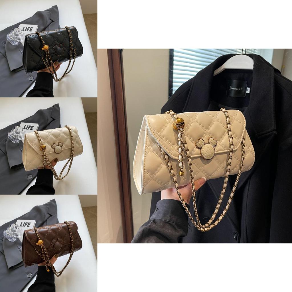Fashionable Women's Designer Shoulder Bag 2023 New Winter French Small Crossbody Bag