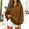 Women's Color Hooded Coat for Fall Winter