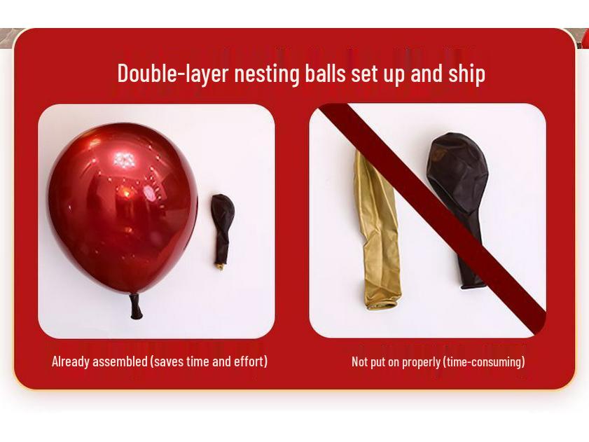 Romantisches Hochzeitszimmer Boden- und Tischballondekorationsset