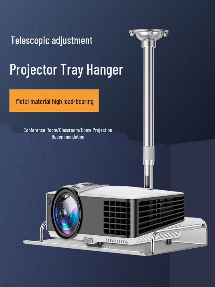 Retractable Wall-Mounted Ceiling Projector Bracket Shelf