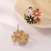 Stylish, elegant, and charming floral earrings for fashion enthusiasts