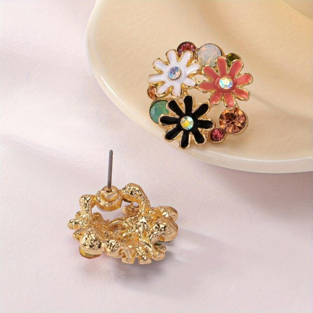 Stylish, elegant, and charming floral earrings for fashion enthusiasts