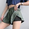 High Waisted Sports Shorts for Women In Summer Double-layer Anti Glare Lining Women's Running and Fitness Three Speed Dry Pants Worn As Outerwear