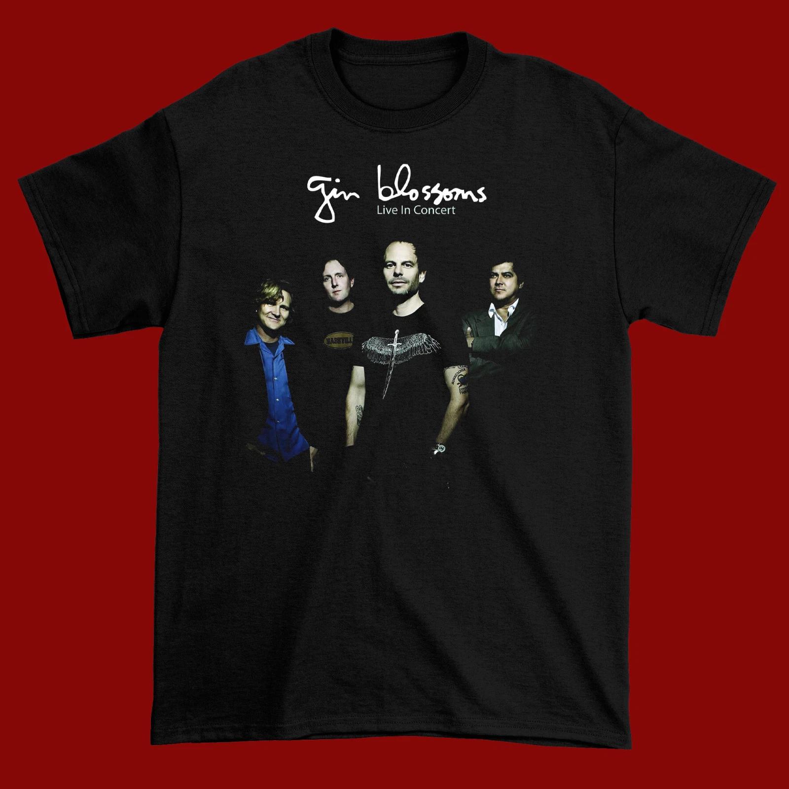 Gin Blossoms Black Cotton Shirt All size S-5XL Unisex L496 XXL