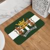 Custom Wapen Van Rotterdam Door Floor Kitchen Bath Mats Coat Of Arms Holland Flag Doormat Garden Entrance Rug Carpet Footpad