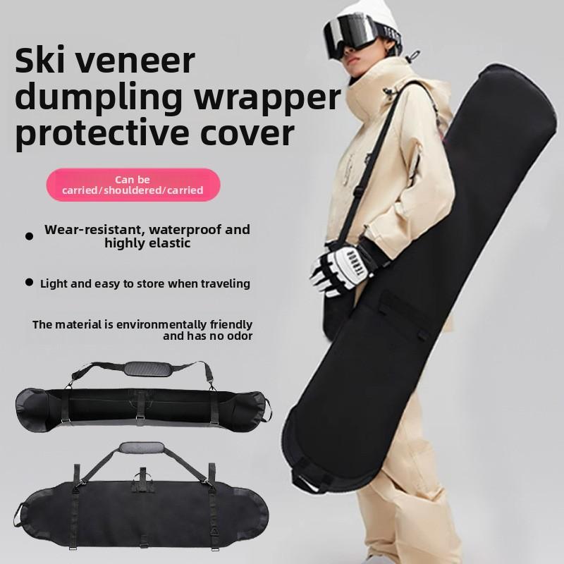 Snowboard Bag, Veneer Dumpling Skin, Single Backpack, Hand Carry Skateboard Storage, Thickened Skateboard Cover, Waterproof and Moth-proof.