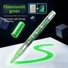 Fluorescent Luminous Marker Paint 8 Bright Colors Fast Drying for Cosplay Makeup Party Decoration DIY Art Creation