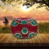 Bridal Women's Antique Brass Purse Ethnic Handmade Metal Clutch Bag