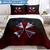 Umbrella Symbol 3pcs K-pop Music Group Bedding set,Ideal for Bedroom, Dormitory,Including Duvet Cover And 2pcs Pillowcases,Fan Gifts