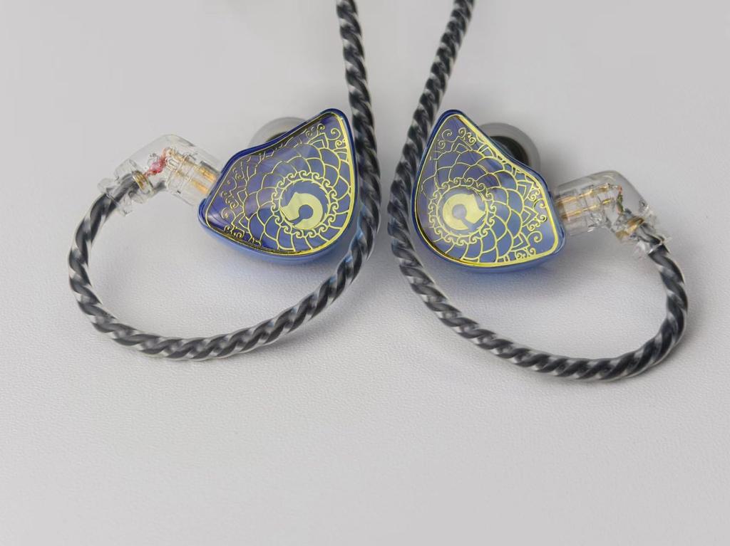 Yinyoo TANGZU Wan'er In-Ear Monitors, Wired Gaming Earphones, Chinese-made High-End In-Ear Monitors with S.G Dynamic Diaphragms, 10mm PET Dynamic