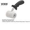 Bread Needle Roller Dough for Pizza Punch, Biscuits Hole Maker, Cake Pie Stainless Steel Docker Puncher Large Docker, Kitchen Cookies