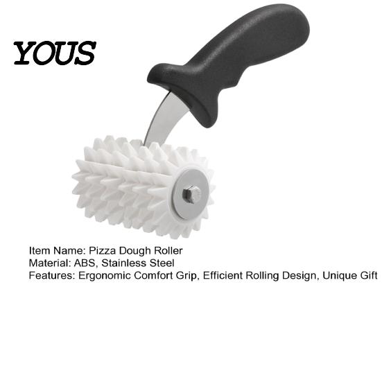 Bread Needle Roller Dough for Pizza Punch, Biscuits Hole Maker, Cake Pie Stainless Steel Docker Puncher Large Docker, Kitchen Cookies