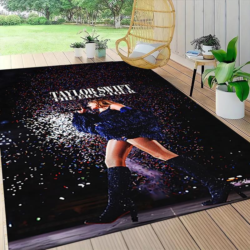 Taylor Swift Era Tour Carpet Rug Soft Washable Antislip Home Living Room Sofa Mats Personalized Christmas Rug