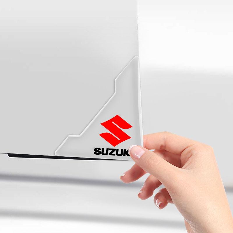 2Pc Car Door Corner Cover Anti-Scratch Protection Sticker Styling for Suzuki Jimny Samurai S-Cross SX4 GW250 Swift XL-7 ALTO IGNIS Accessories